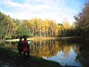 a Sur le sentier des etangs Petit etang avant la gde Rocholle.JPG